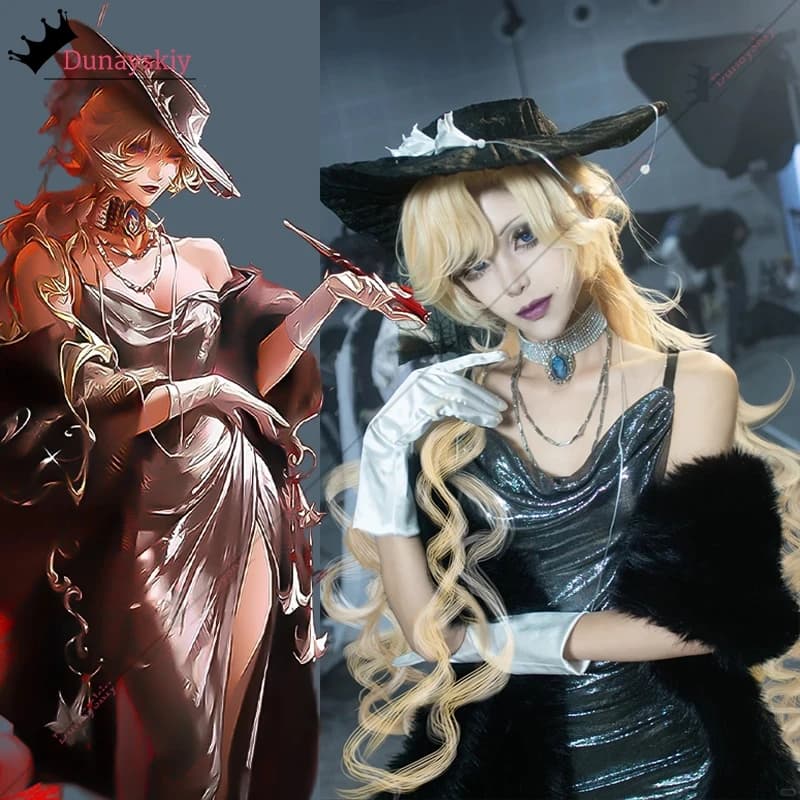 Gioco Path to Nowhere MBCC-S-145 Costume Cosplay Il tono sanguinante dietro il costume da donna Sparkly Sliver Paillettes Sexy Derss