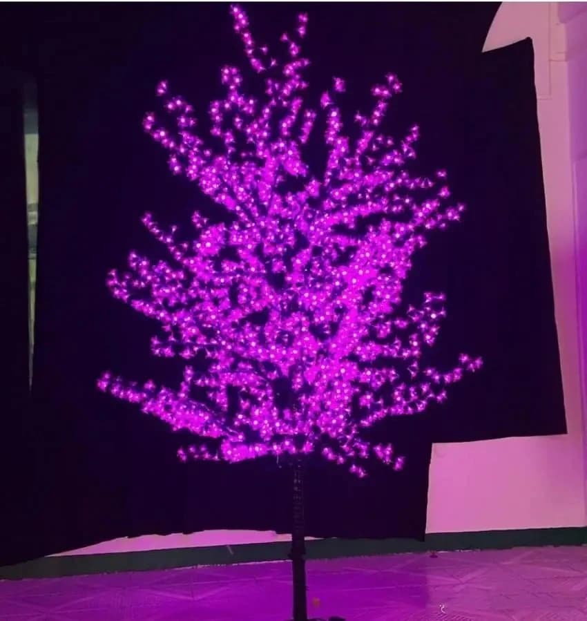 2M LED Artificiale Fiore di Ciliegio Albero Luce Di Natale Luce 480 pz Lampadine A LED 110 220VAC Antipioggia giardino fatato Decorazioni Di Natale