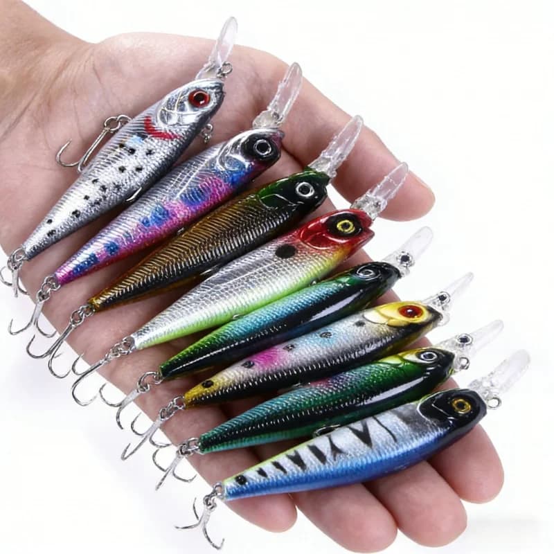 Esca Affondante Vibrante 10CM11.8G, Mini Esca Affondante Magica, Micro Esca per Pesca