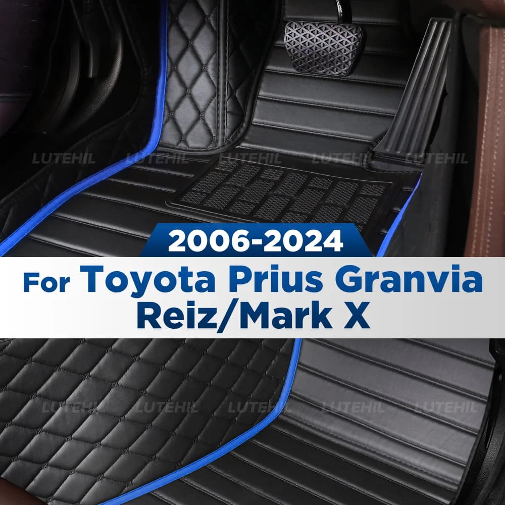Per Toyota Prius Granvia Reiz/Mark X 2006-2024 Personalizzato Auto Tappetino Automobile Tappeto Copertura Accessori Interni Protettivi