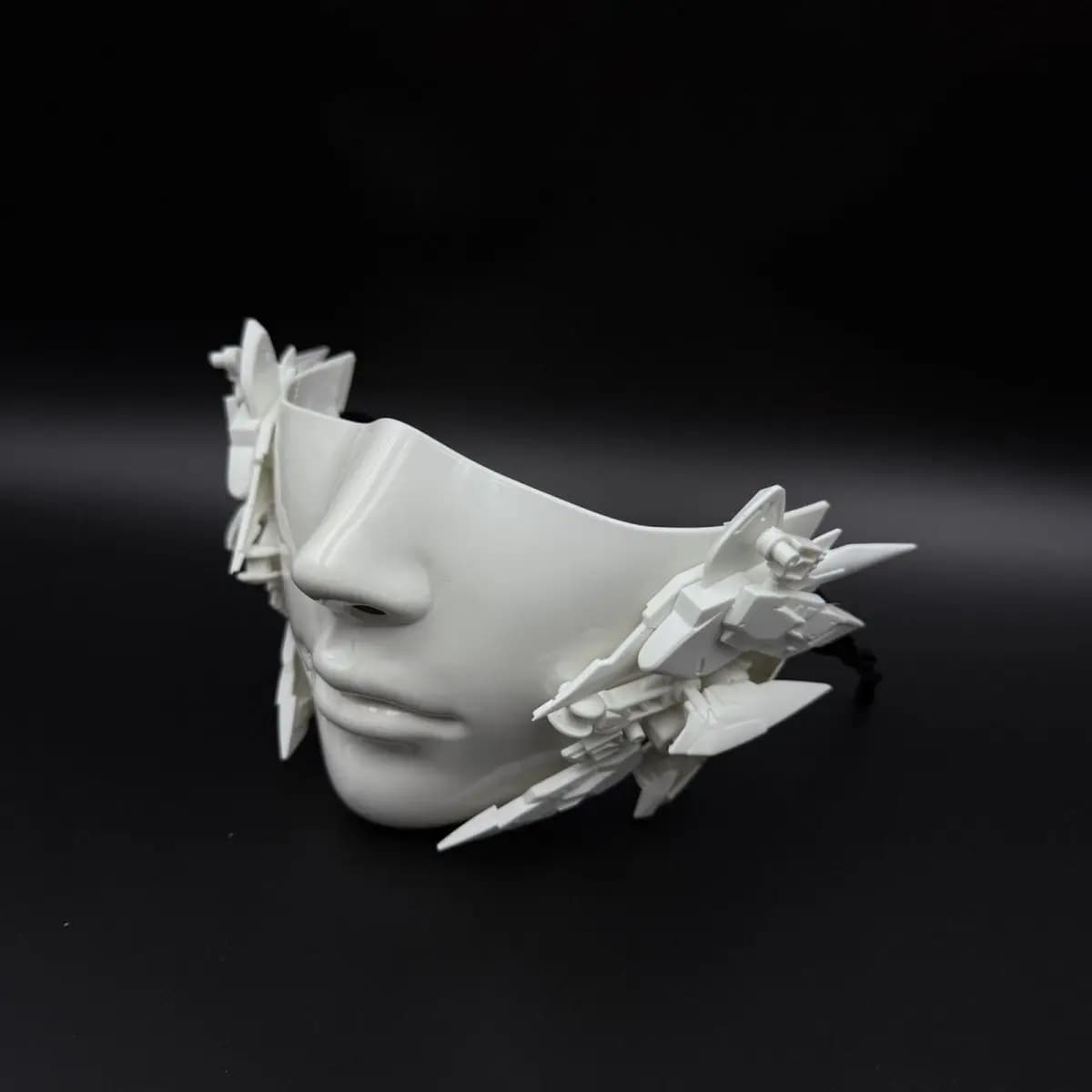 Mechanical series half-face masks, concert cosplay props masks, Halloween costume props