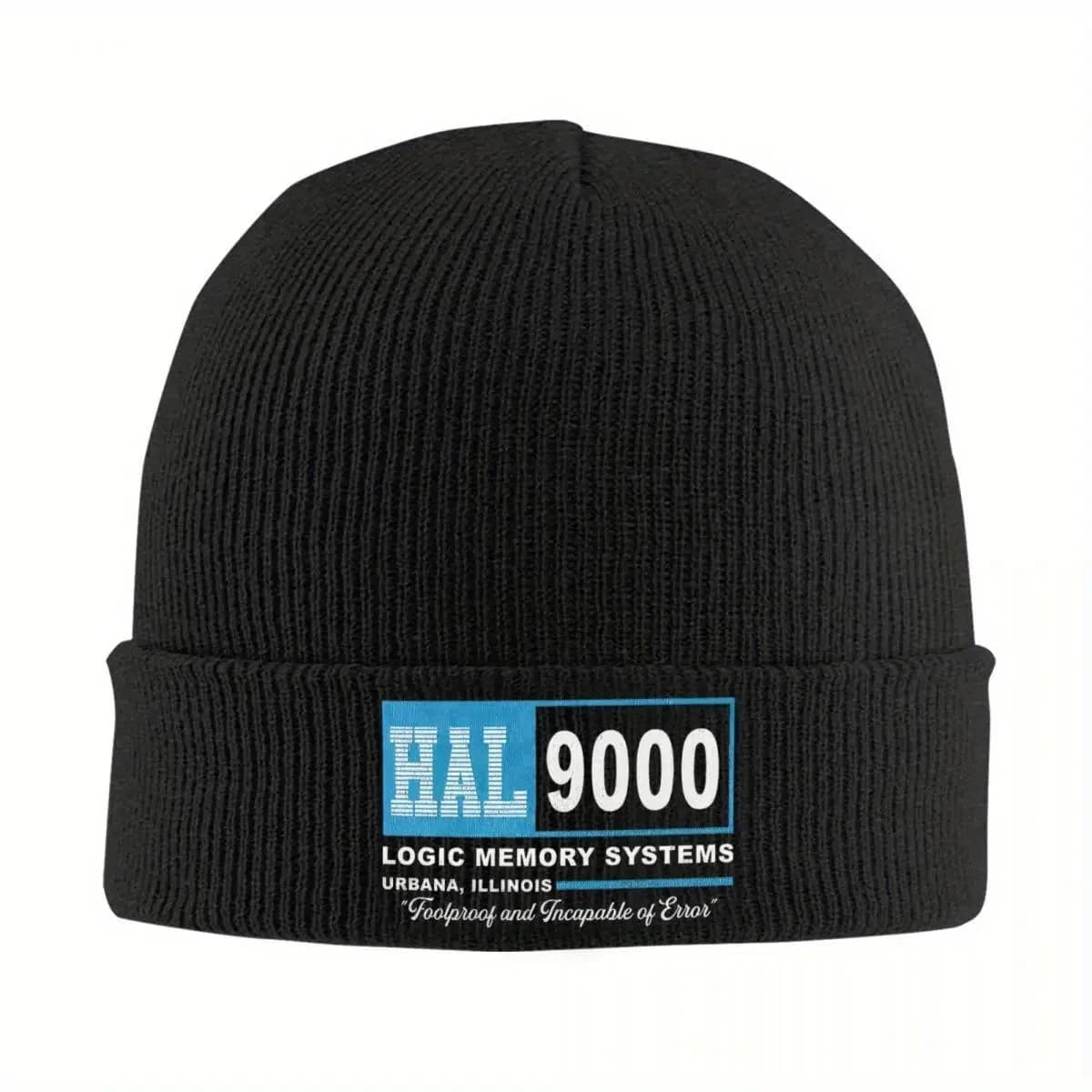NEW HAL-9000 Worn Knitted Hats Autumn Winter Beanies Baggy 2001: A Space Odysseys Caps Men Women Acrylic Casual Bonnet