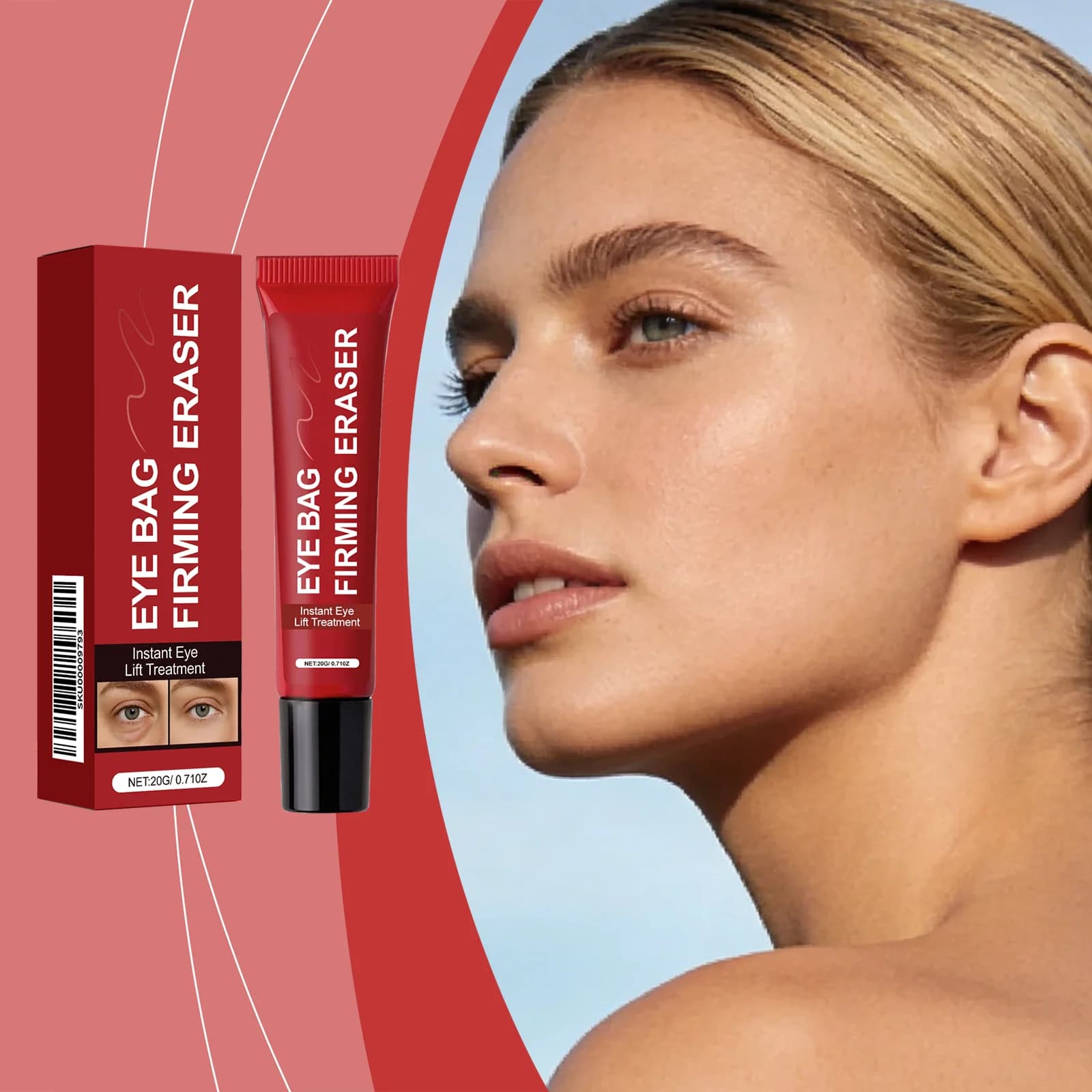 Hydrating Cream for Eyes - Comfortable and Nutrition, Hydrating Daily Delicate for a Contourne Area Soft Eyes and Lyscia, to Apply for Care