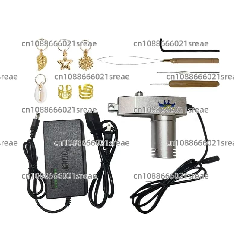 R Mini macchina per creare dreadlocks portatile in acciaio inossidabile, per intrecciare i capelli all'uncinetto, per dreadlock fai da te