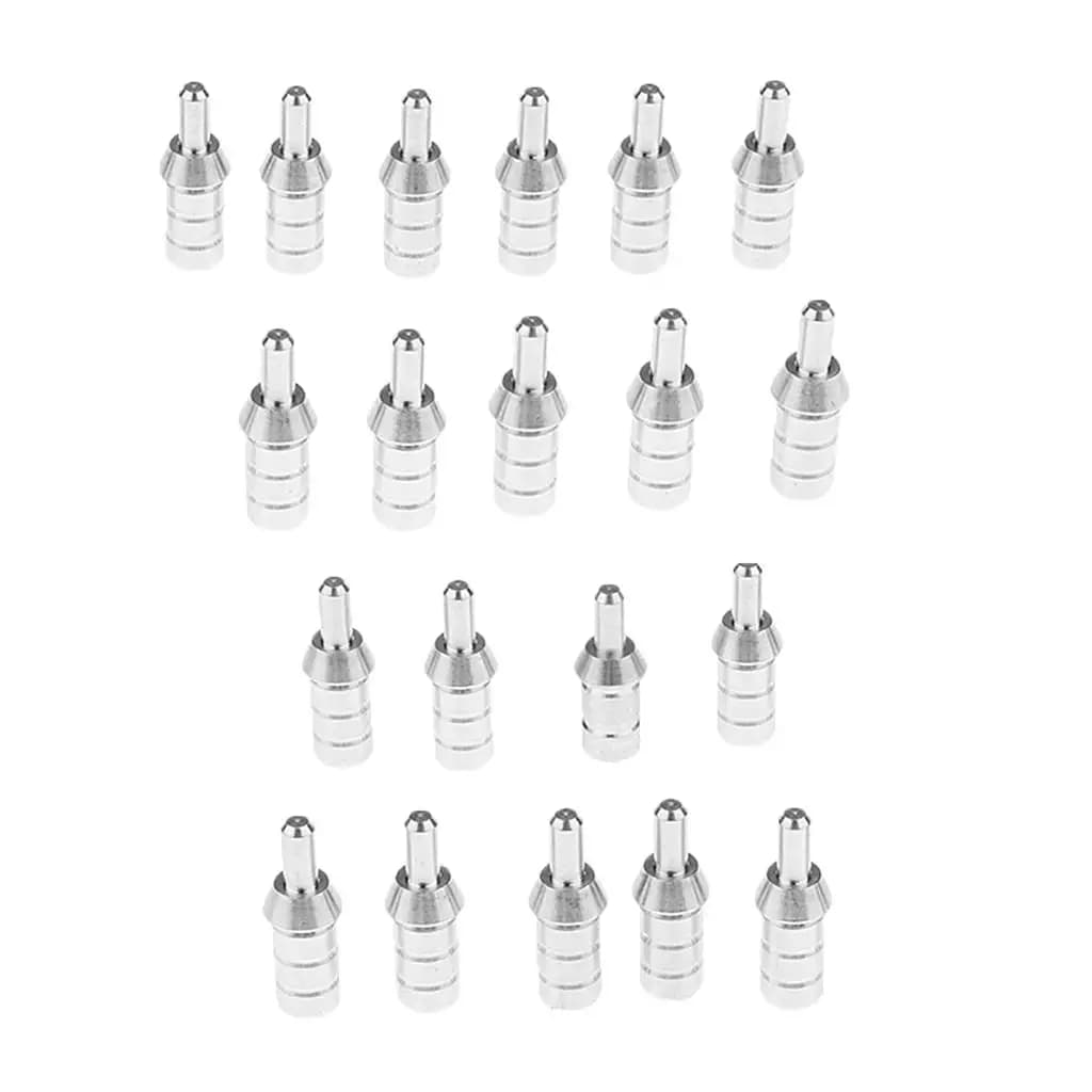 Arrow Nock Bushing Set 20pcs Aluminum Alloy for Archery Accessories ID 6.2mm Arrow Shaft Target Shooting