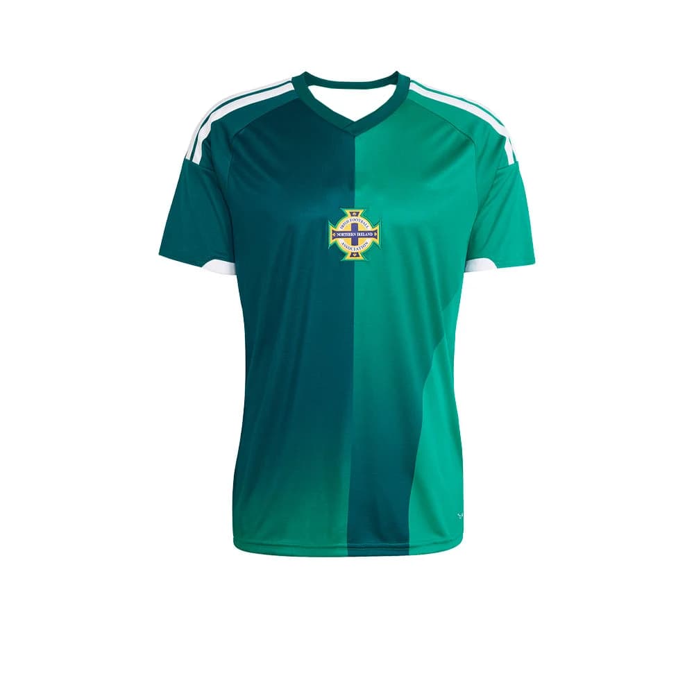 Maglia da Calcio Stile Irlanda del Nord, Kit Verde 2026/27, Elegante Maglietta da Calcio per Tifosi, Streetwear e Giornata di Partita