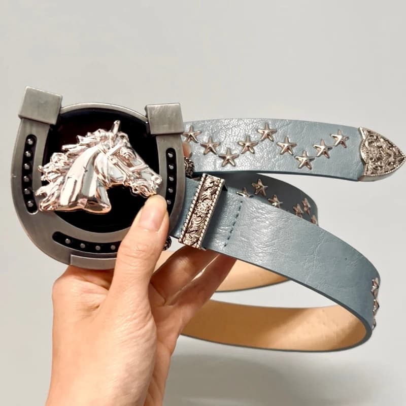 Cintura Cosplay Anime STEEL BALL RUN SBR Jonathan Joestar Joe Kid, Accessorio Unisex per Adulti, Ornamento per Feste di Carnevale