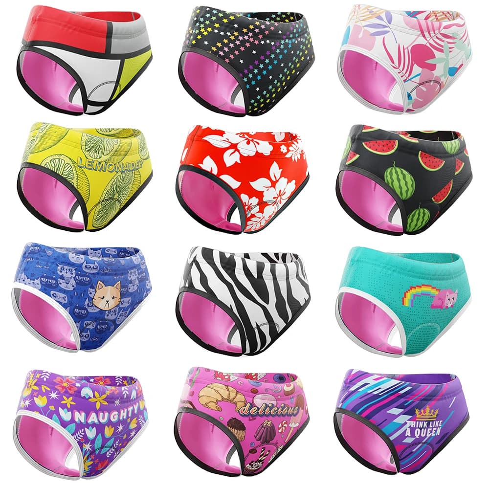 Women's Mutches Triangle Cycling Underwear Shorts Sports Briefs Black Dresses Bicycle Maid 3D Padded Gel Light Black