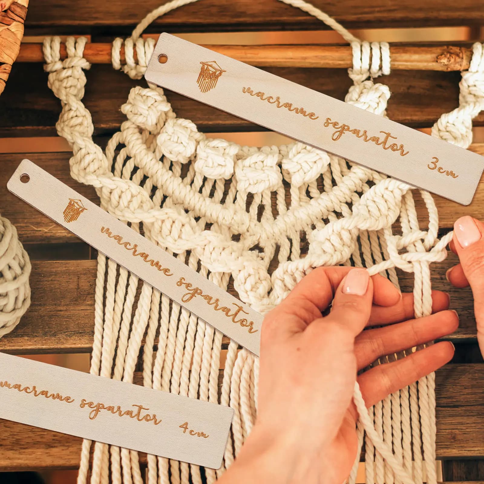 1Set Macrame Board and Pins Kit Cork Grid Crochet Blocking Board for Weaving Knitting Embroidery Knotting Crafts Macrame