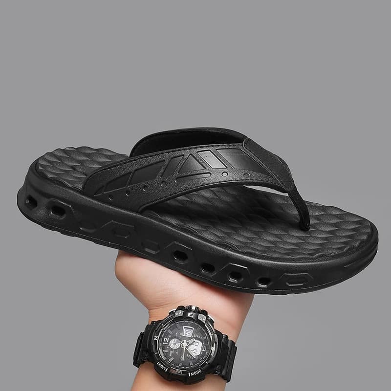 2026 New Men Flip Flops Summer Casual Non Slip EVA Thong Slippers Lightweight Comfort Indoor Outdoor Beach Walking Sandals