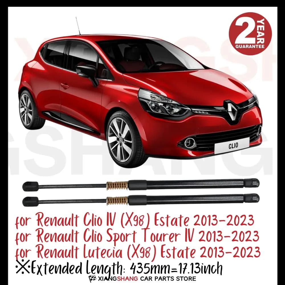 2 Pezzi Ammortizzatori a Gas per Apertura Automatica Posteriore con Molla per Renault Clio IV (X98) Station Wagon 2013-2023