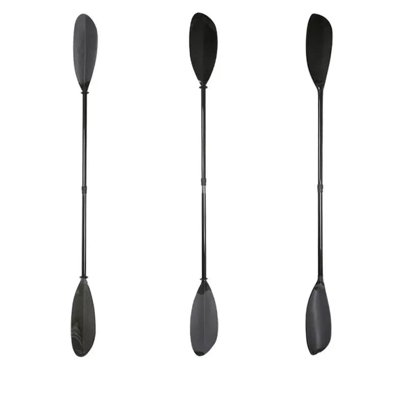 Pagaia in fibra di carbonio Pagaia interamente in carbonio Kayak Pagaia per acqua bianca Pagaia a doppia testa Borsa per pagaia libera Pagaia da corsa per il tempo libero
