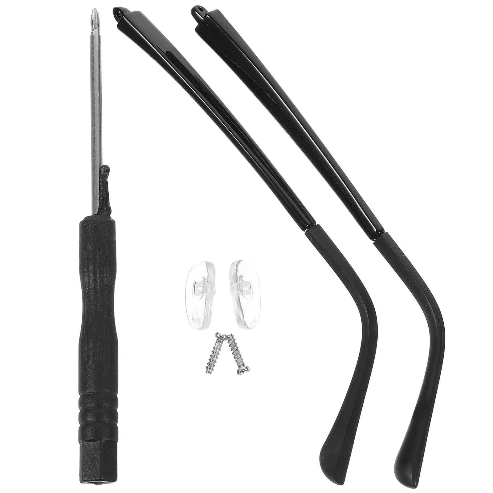 1 set of fashionable glasses spare rods, anti-slip, light, for sunglasses, reading glasses, universal glasses