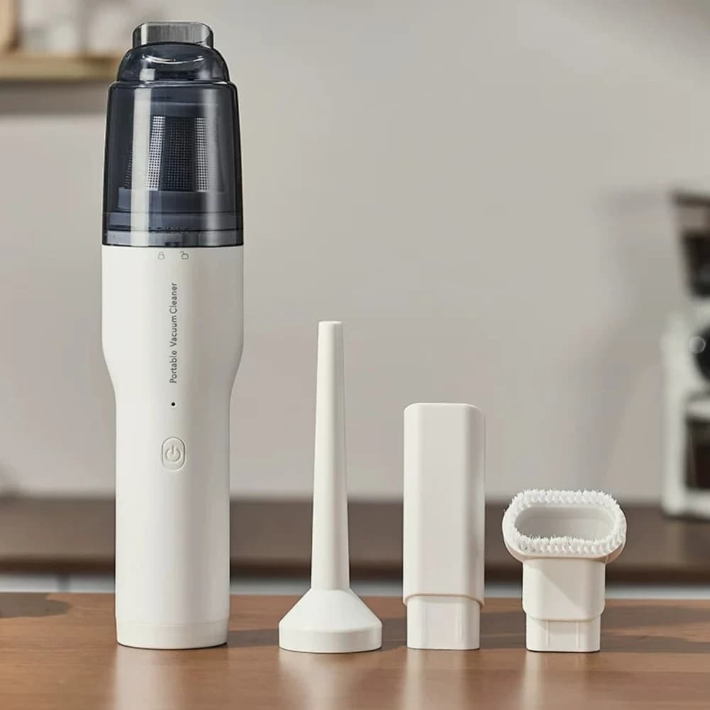 Cliton Wireless Coffee Grinder Cleaner 8000Pa Mini Vacuum Dust Collector USB Rechargeable Blow Suction Cleaning Machine