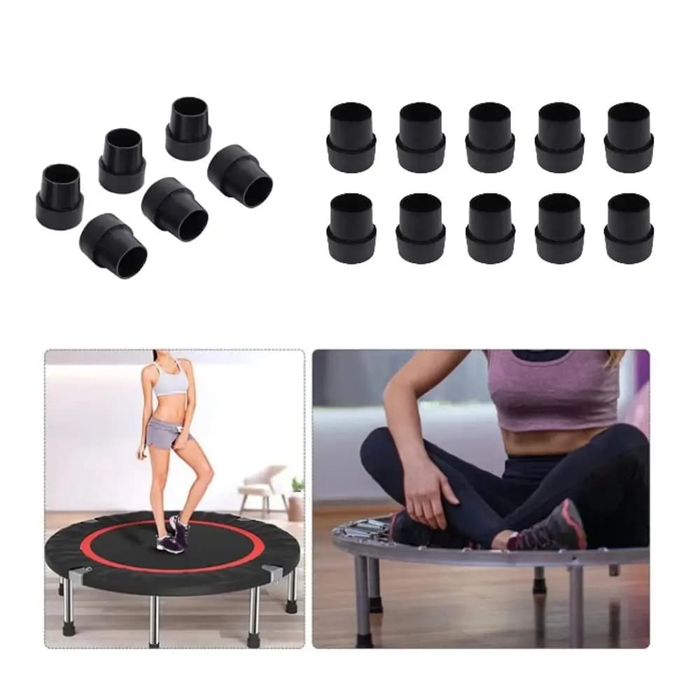 4 Pezzi Tappetini Universali per Fornelli a Gas, Resistenti all'Usura, Silenziosi, Coprigambe per Trampolino, Tappi di Ricambio per Gambe di Trampolino