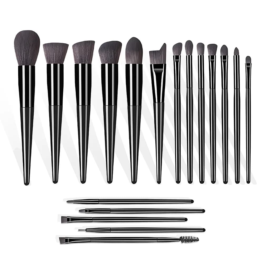 18P Makeup Brush Set Professional Artist Full Kit Flawless Concealer Contouring Blending Face Foundation Powder Eye Shadow Gift