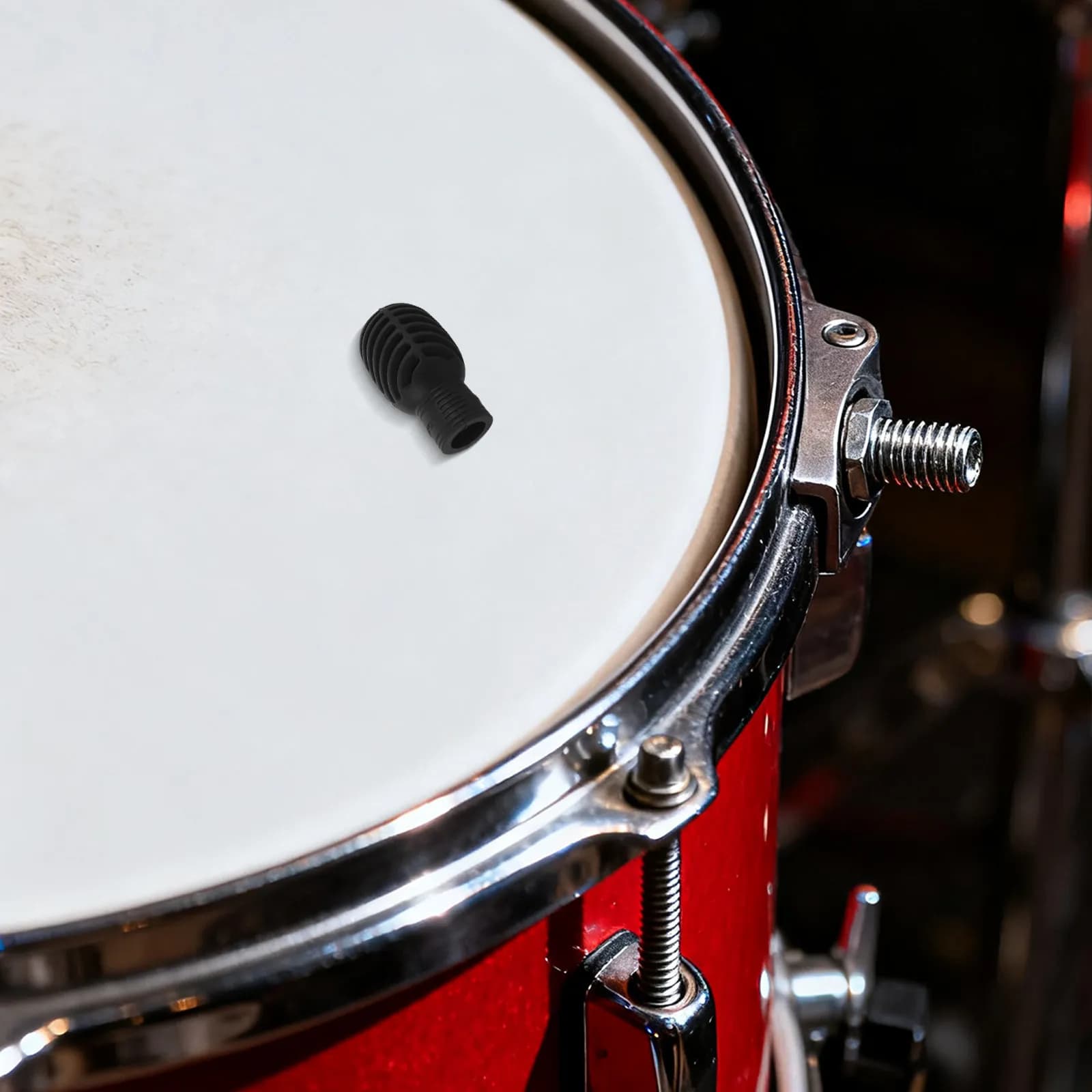 Set di 4 Punte in Silicone per Bacchette, Accessori Silenziosi per Pratica di Batteria, Smorzatori di Rumore per Tamburi e Pad Silenziatori per Allenamento di Percussioni
