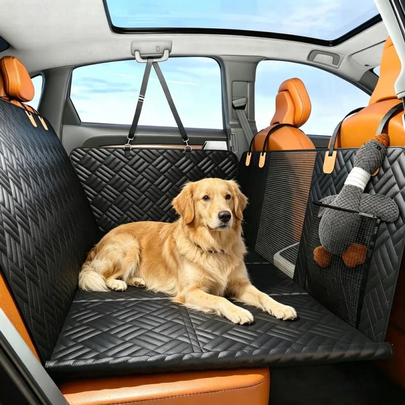 Pet Car Cushion for Rear Seat Dog Car Nest Anti-Dirt Comfortable Seat Protector Suitable for Small Medium And Large Dogs