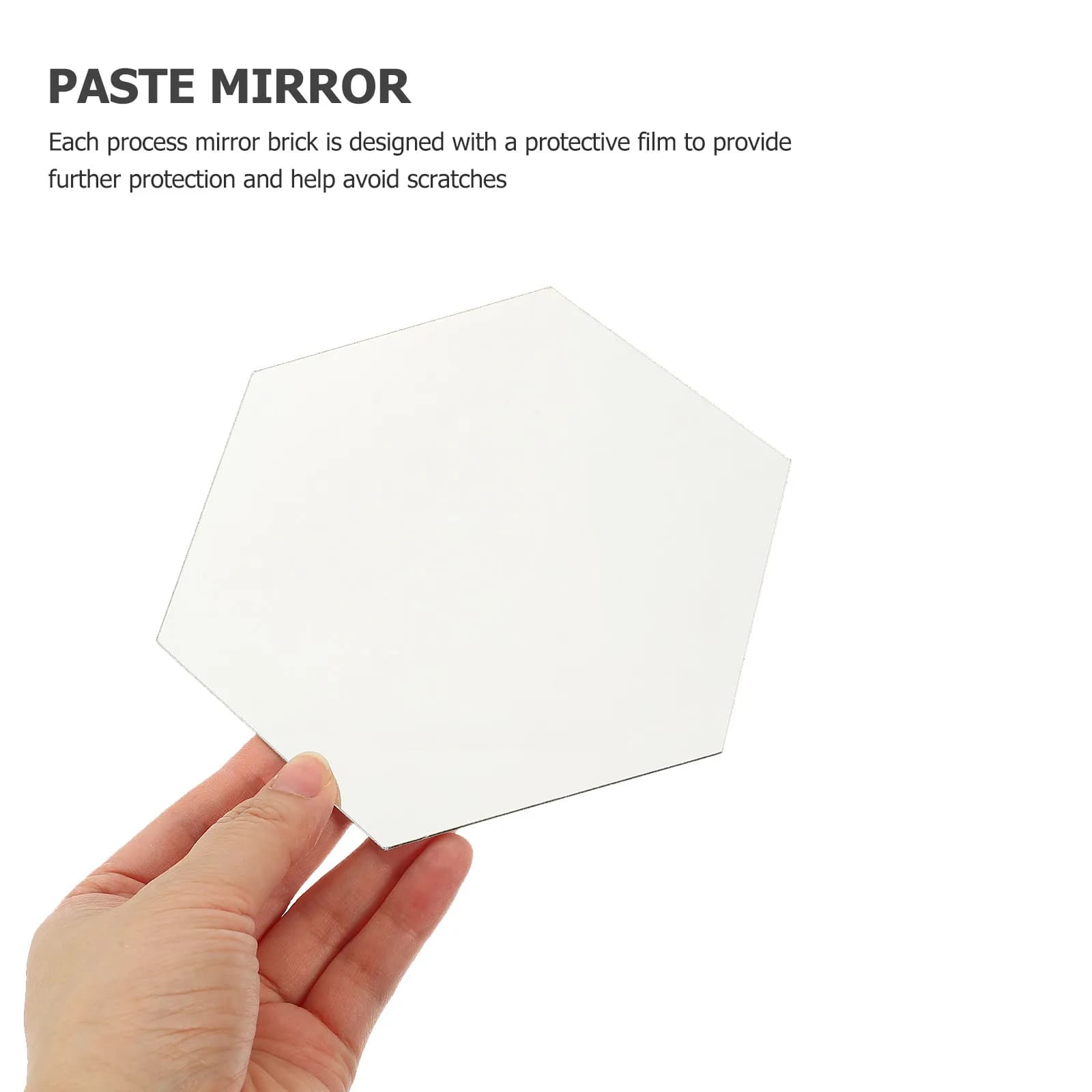 12Pcs Hexagon Mirror Wall Stickers Acrylic Mirror Effect Decals for Living Room Bedroom Bathroom Gym DIY Smooth Surface Decor