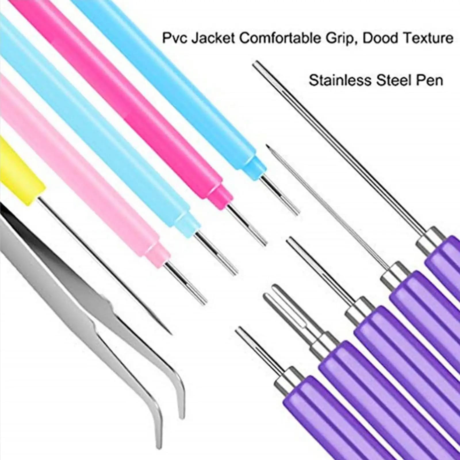 Crafting Accessories Slotted Quilling Pen Set Curling Needle Kit for Paper Manufacture and Mini Scrapbooking Paper Crafts