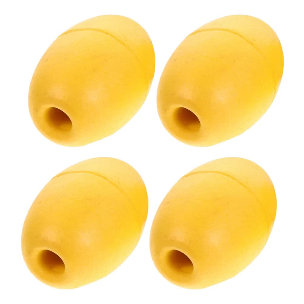 Set di 4 Boe Ancoraggio in PVC per Yacht e Kayak, Galleggianti Marini con Corda per Ormeggio di Piccole Imbarcazioni