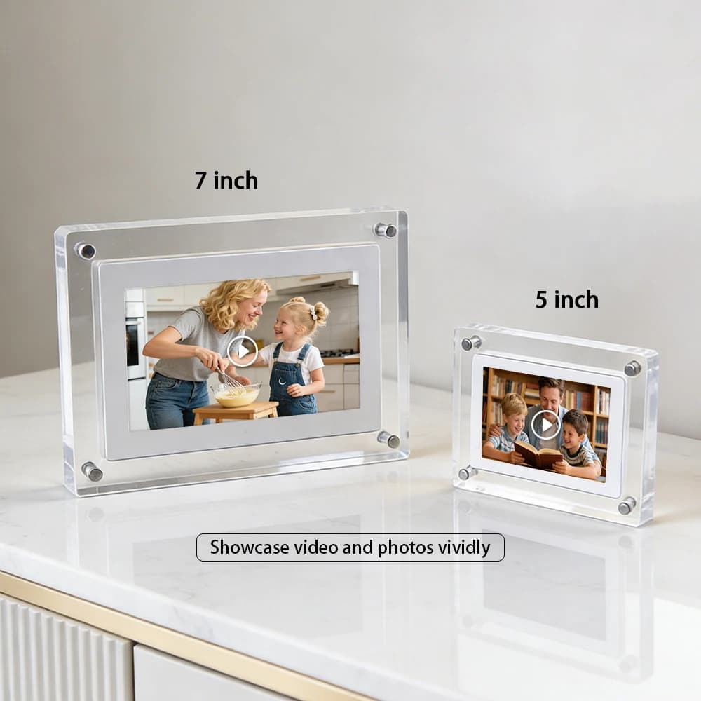 5/7/10 inch 4GB IPS screen digital photo frame, digital photo frame with Tft Lcd IPS screen, video digital photo frame