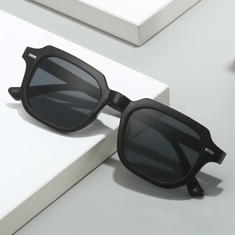 Retro Square Frame Sunglasses Unisex Trendy Street Fashion UV400 Anti Ultraviolet Shades For Outdoor Activities Travel