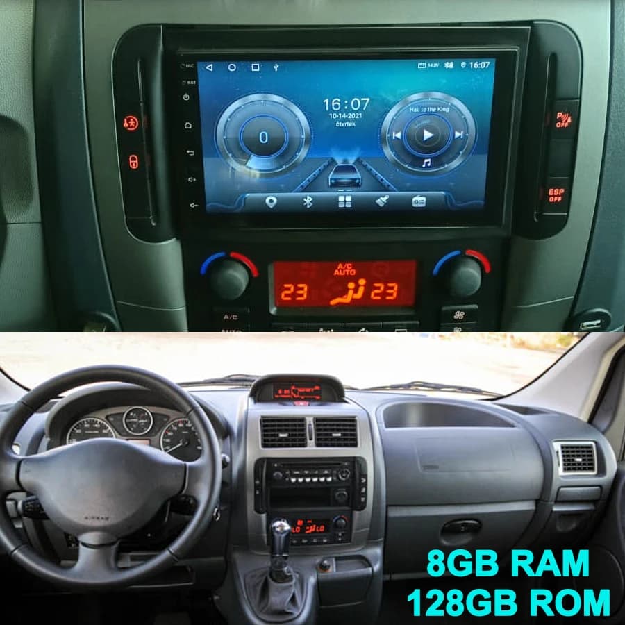 Lettore Video per auto Android 13 Radio con telecamera posteriore per Peugeot Expert Tepee 2015 2Din Autoradio Multimedia GPS Head Unit
