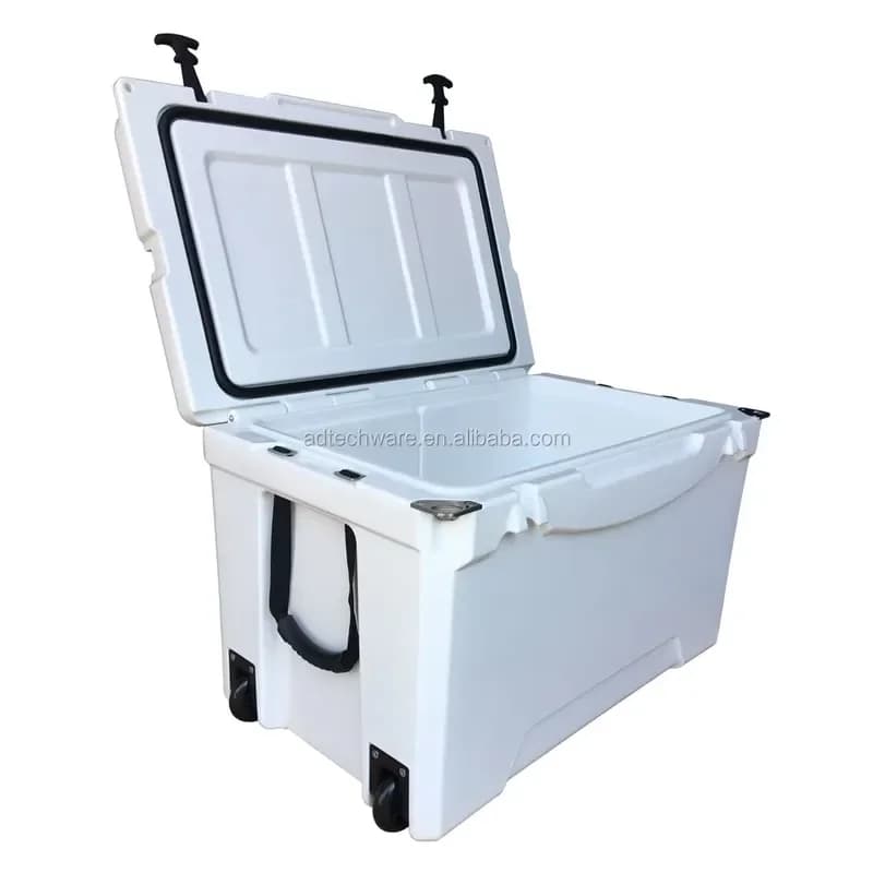 Portable Fishing Tackle Box with Wheels Large Capacity Ice Cooler Bag Outdoor Camping Gear Storage Container for Anglers