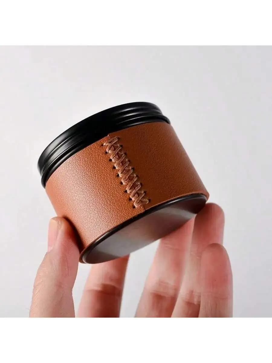 Barattolo portatile mini per la conservazione dei chicchi di caffè, contenitore sigillato in lega di alluminio per caffè in polvere, contenitore per chicchi di caffè e tè per campeggio all'aperto
