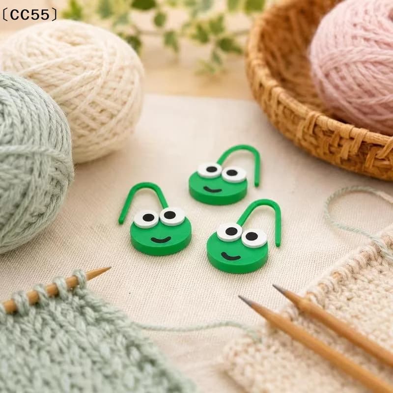 10Pcs/20Pcs Cartoon Frog Locking Markers Cute Animal Knitting Crochet Needle Clips DIY Handmade Sewing Accessories Tool〔CC55〕