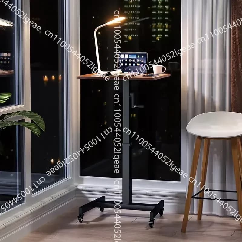 Height Adjustable Home Office Study Computer Desk Mobile Standing Desk Laptop Use