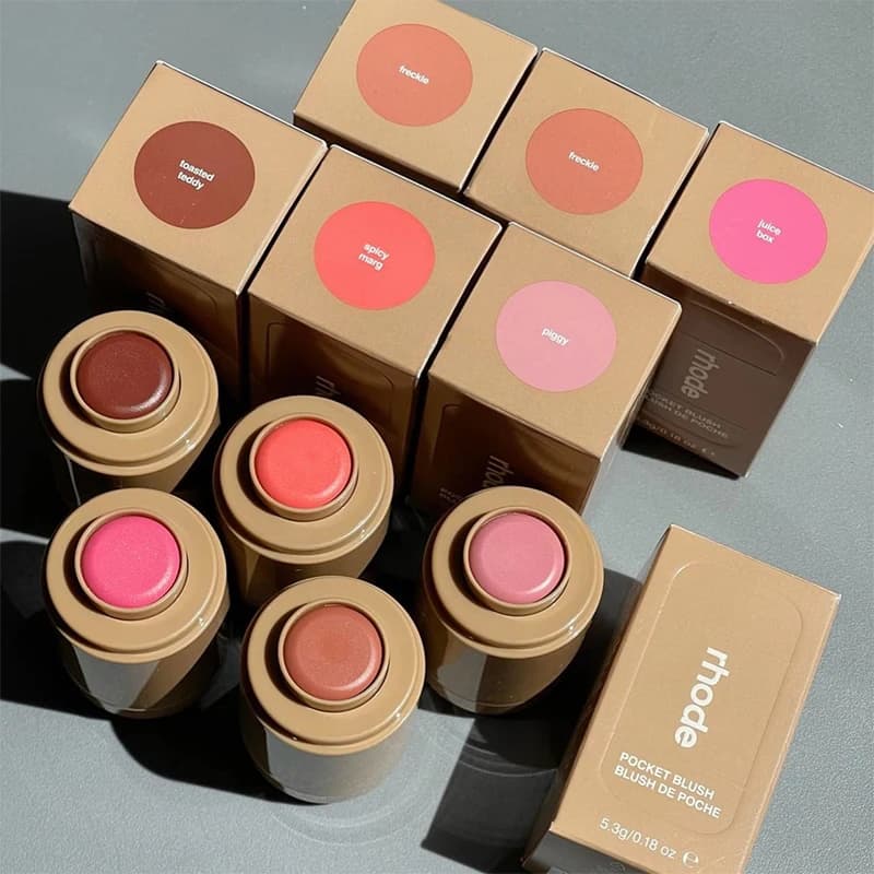 Brand Pocket Blush LIP Stick Lip And Cheek Hydrating Stick Natural Rouge Powder Blush Cream Lipstick Cheek Easy To Apply Colo