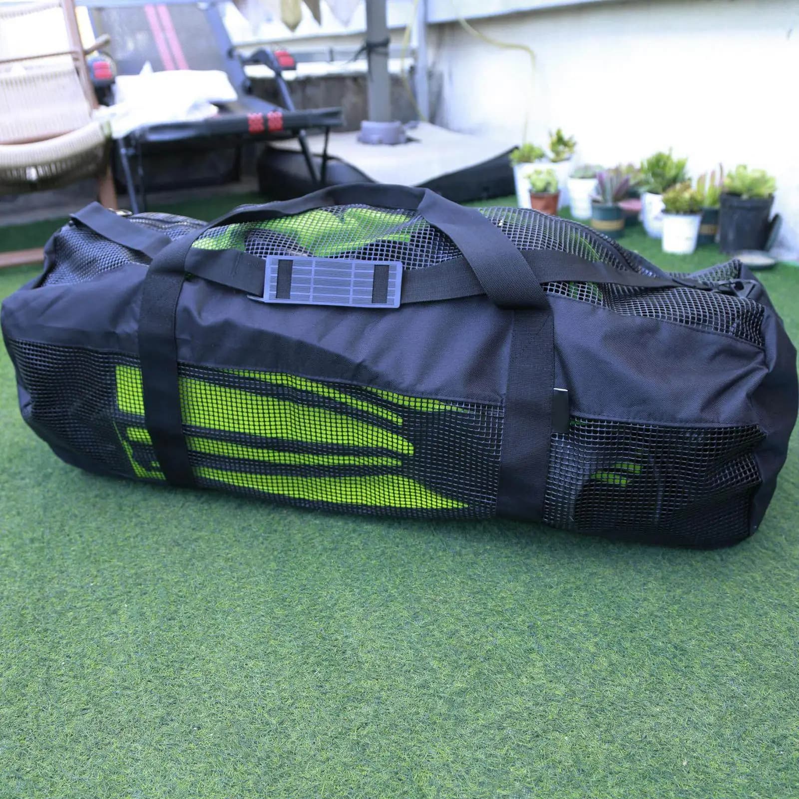 Dive net bag with hinges, Suction cup bag, for Kayak, Apnea, Snorkeling, Swimming, Sailing