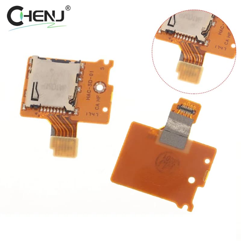 Sostituzione scheda lettore di schede da 1 pezzo per accessori presa slot per scheda micro memoria console Switch NS
