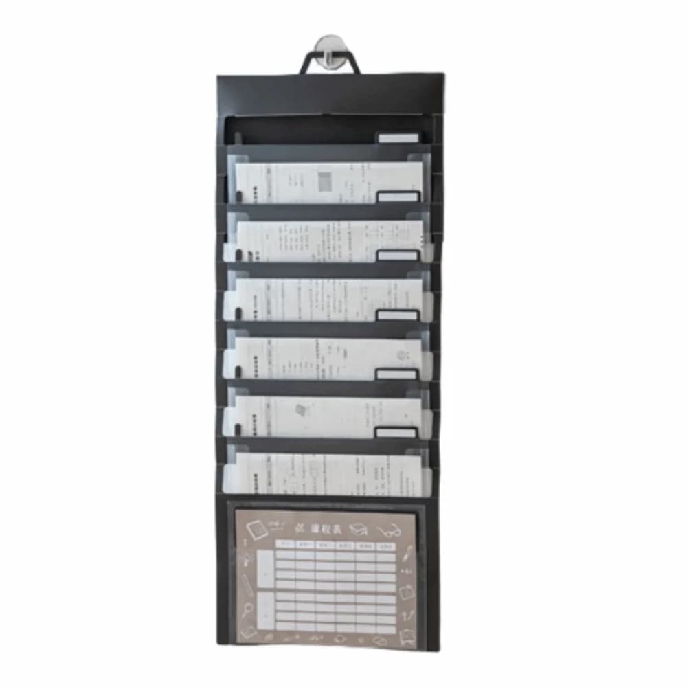 Portable Wall Hanging File Organizers Large Capacity With Handle Expanding File Folder Letter Size Waterproof