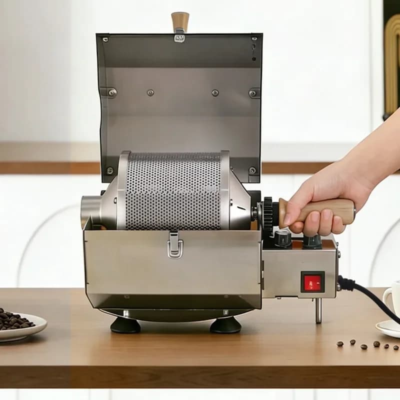Electric heating coffee bean roaster 500g bean roaster dual-purpose