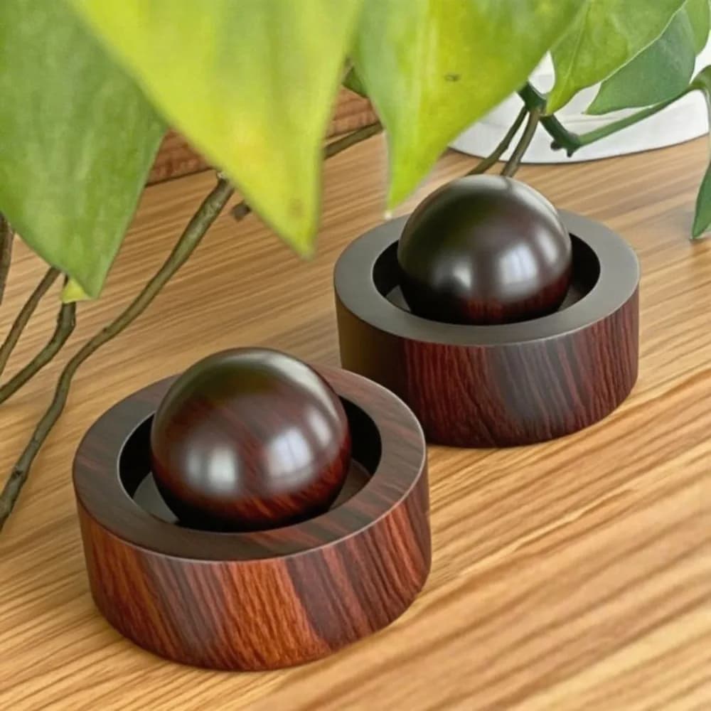 Spherical Essential Oil Diffuser Expanded Long-lasting Fragrant Wood Wooden Aromatherapy Inhaler Home Bedroom Ornaments