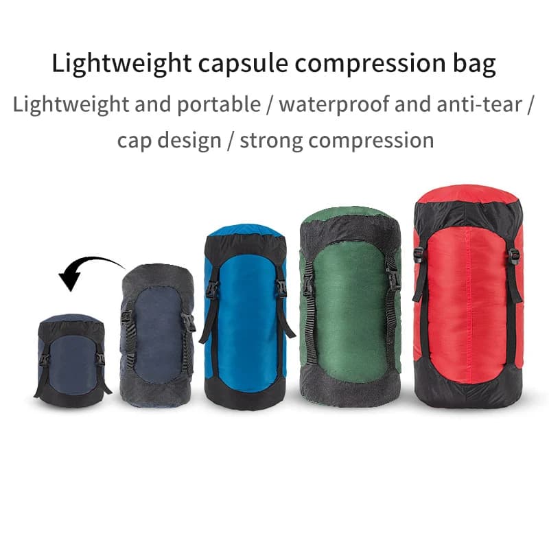 Waterproof Compression Slurry Outdoor Camping Slurry Light Storage Bag With Nylon Drawstring EDC Equipment