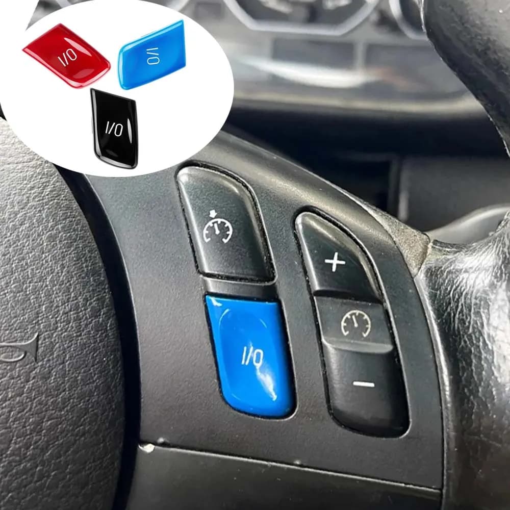 ABS Auto Flyer Control knob I/O Button I/O Cover Measuring for BMW 3 Series M3 E46 1998-2004 Car Interior Accessories