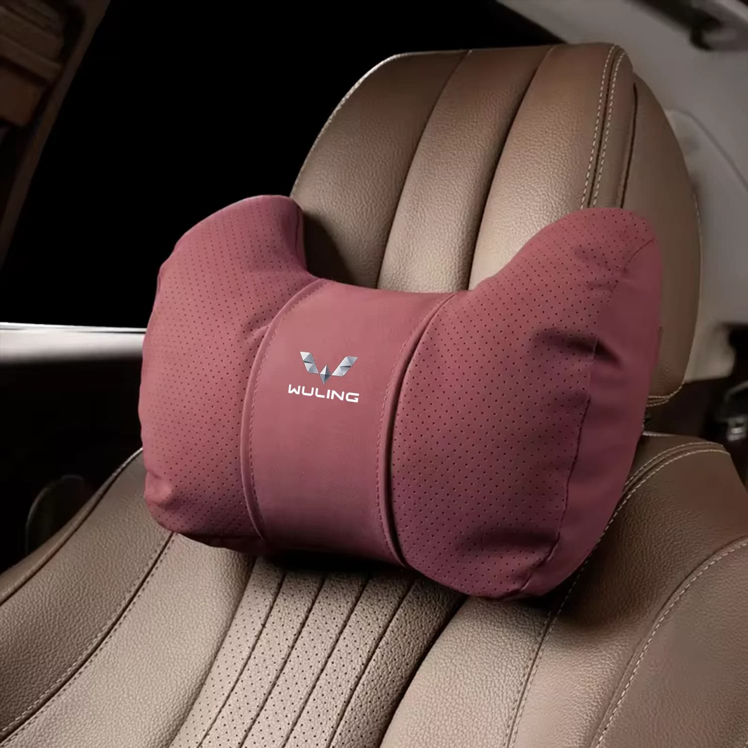 Car Seat Headrest Lumbar Support Protective Pillow Waist Cushion For Wuling Confero S Cortez / Cortez CT BINGO S Cloud EV Binguo