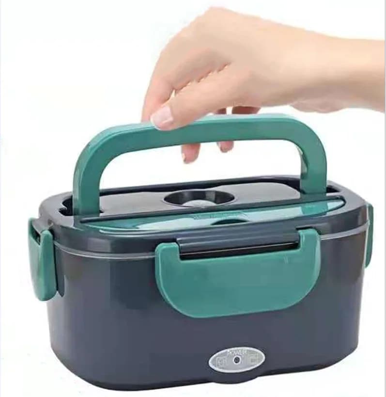Portapranzo elettrico portatile 110 V/220 V con borsa in acciaio inossidabile per uso domestico e in auto