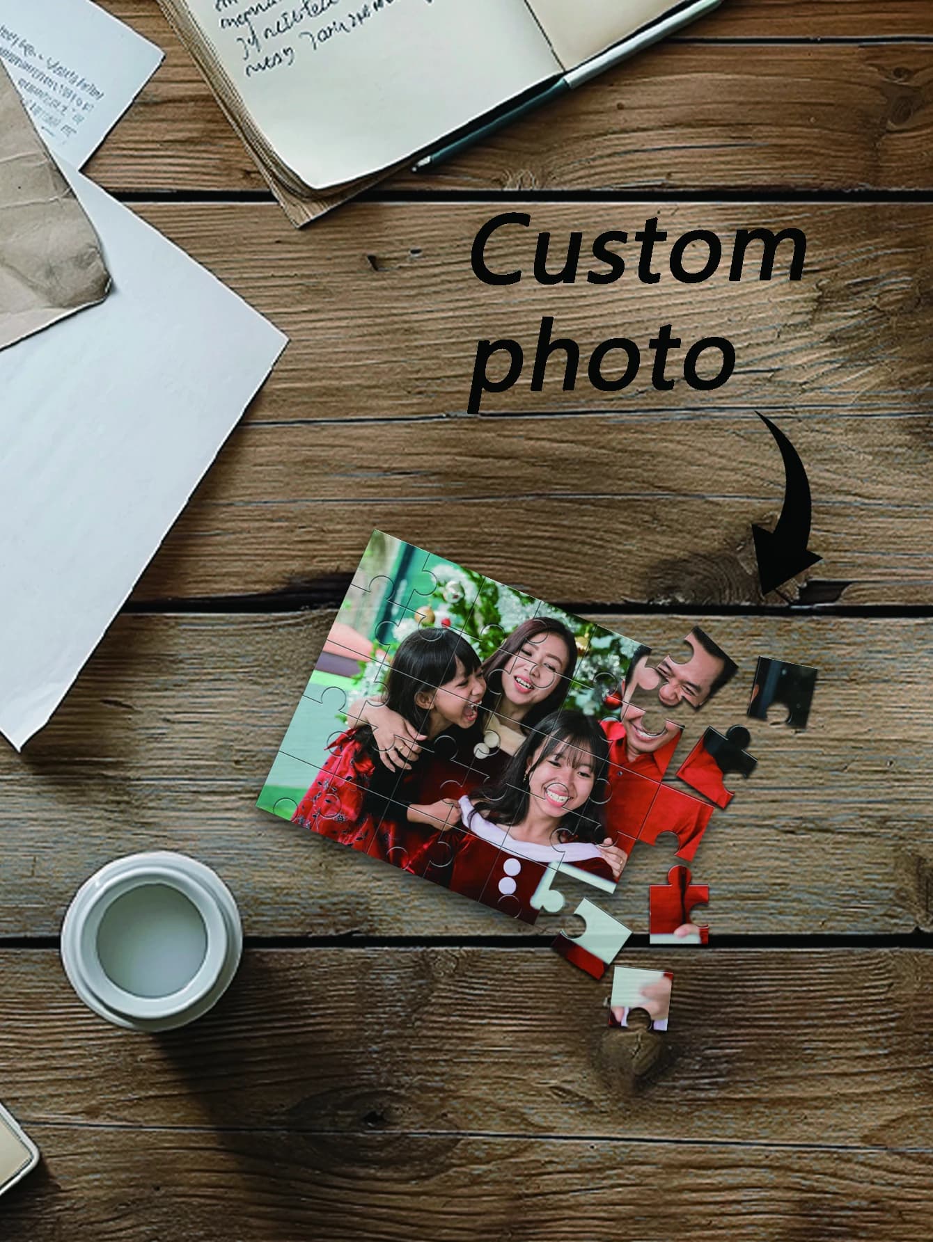 35/150/300/500/1000 pezzi Immagine personalizzabile Puzzle fotografici personalizzati fai-da-te Regalo per amico
