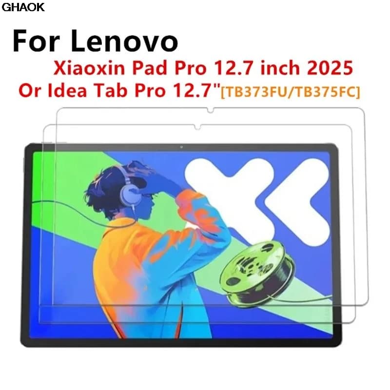 Pellicola in vetro temperato 9H per Lenovo Xiaoxin Pad Pro 12.7 pollici 2025 HD protezione schermo antigraffio per Idea Tab Pro 12.7 "TB373FU Tablet