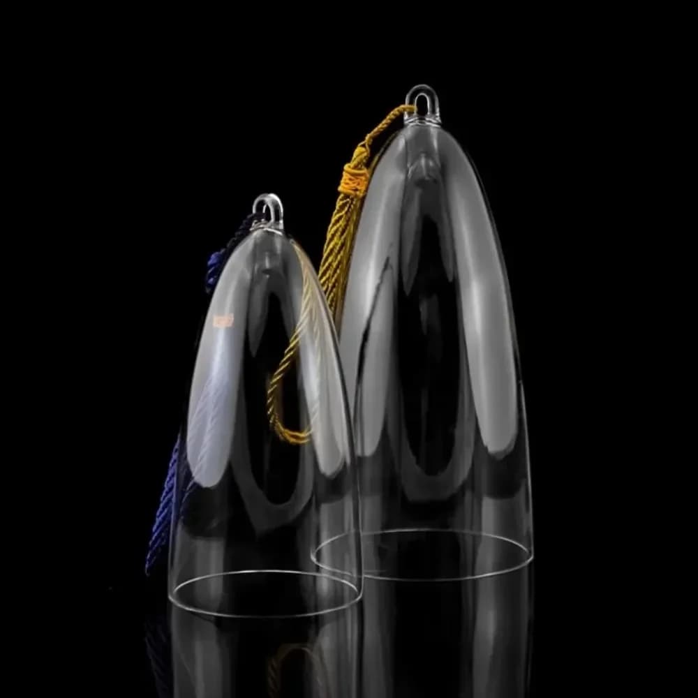 STAR LINKUP Transparent Crystal Bell Singing Bowl, Quartz Sound Healing Bowl for Yoga Meditation Handmade Instrument