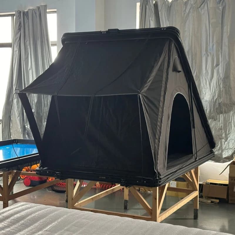 Aluminum Hard A-frame Quick Open Rooftop Tent Outdoor Camping
