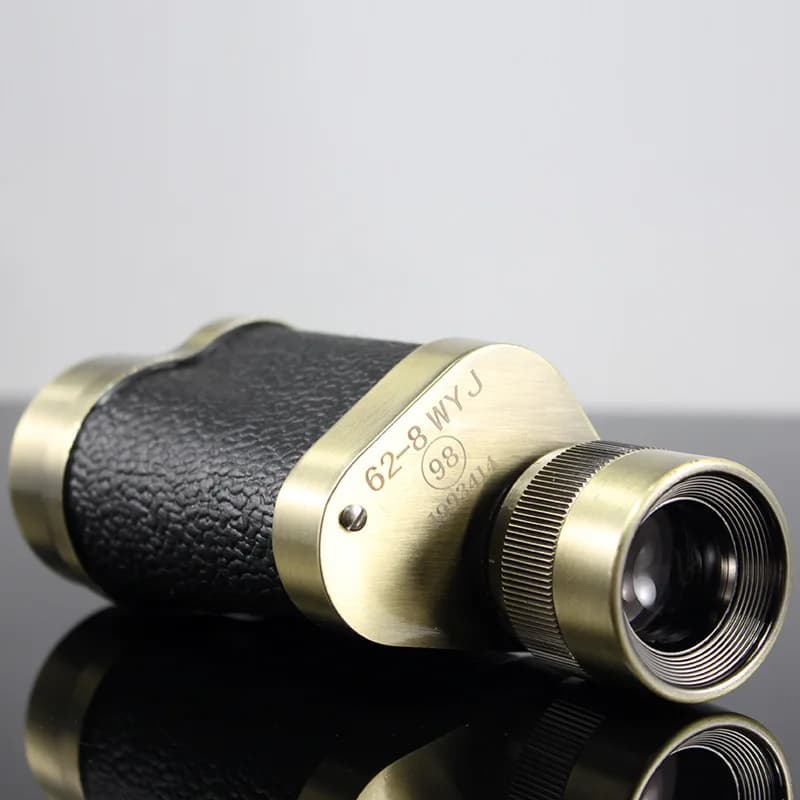 Factory direct sales of 62-inch bronze low-light visual coordinate rangefinder outdoor mini high-profile tube binoculars