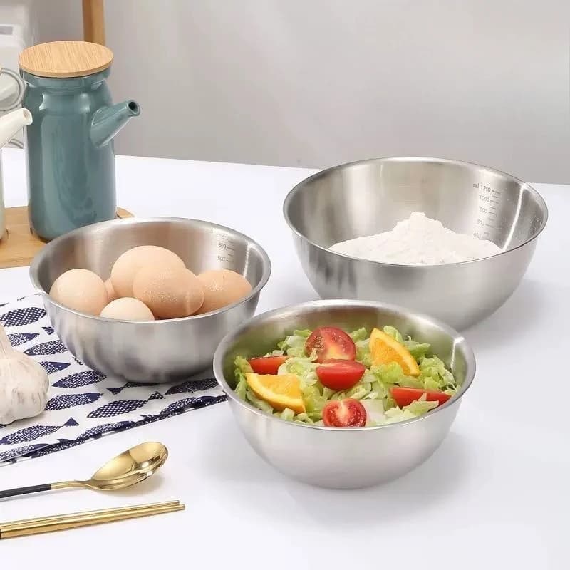 Set di Ciotole in Acciaio Inox per Condimenti e Antipasti, Piattini per Spezie, Vassoi da Cucina