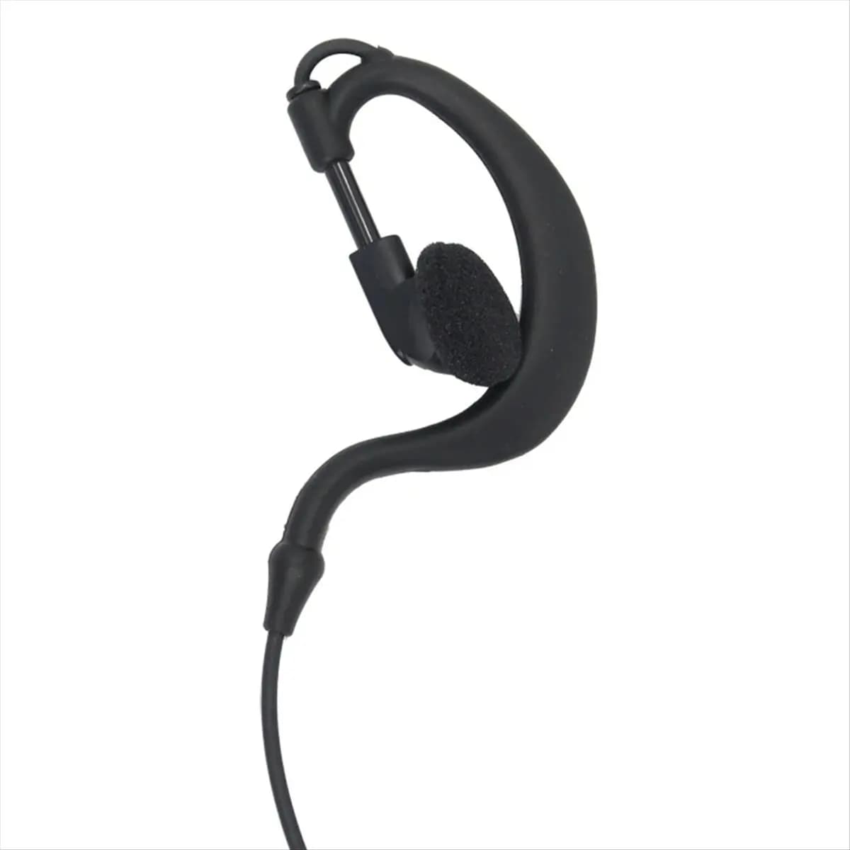 (A26M) Auricolare a G con Gancio Morbido per Orecchio, Connettore da 3,5mm, per MP3, Smartphone e Walkie Talkie