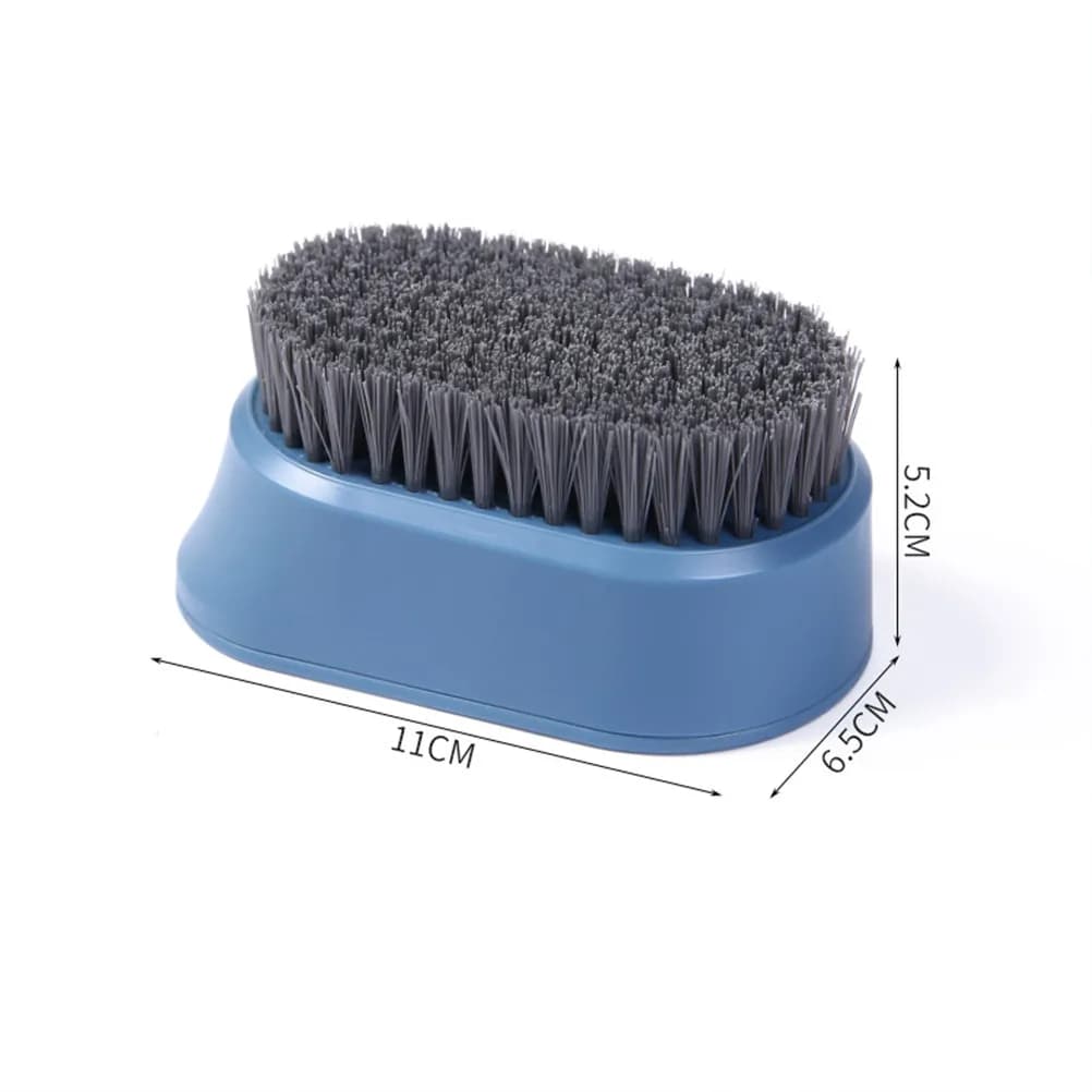 Spazzola per bucato in lana da 3 pezzi, strumento di pulizia robusto e resistente per vestiti, scarpe, uso domestico, setole morbide, non graffiano, portatile